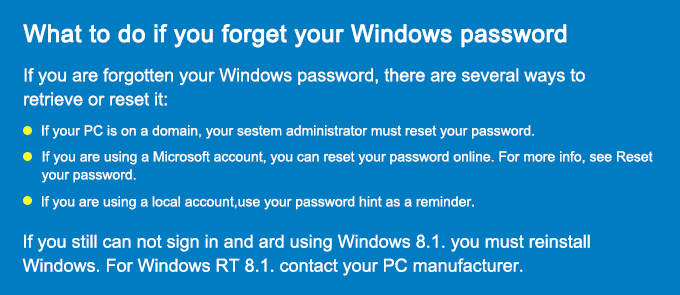 change login password in windows 8