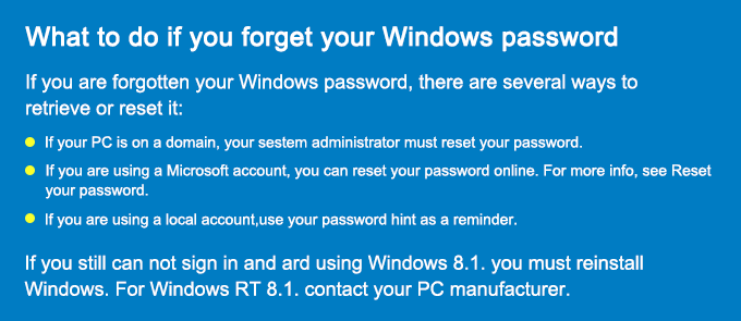 forgot windows 10 password without losing data