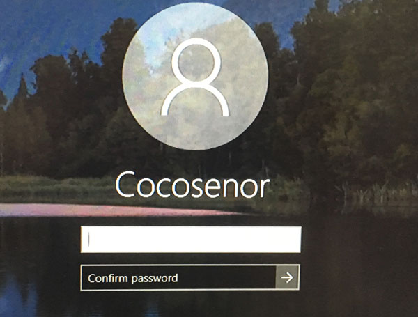 reset local account password