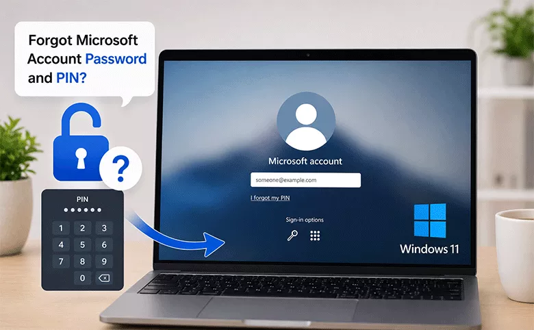 Forgot Microsoft Account Password and PIN