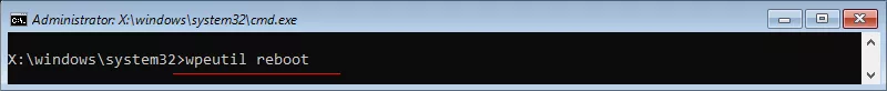 reboot command