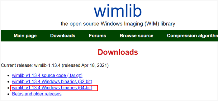 download wimlib