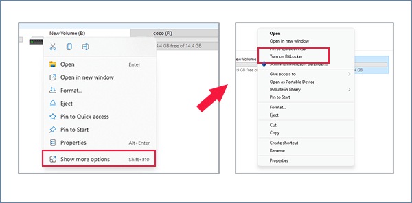 click turn on BitLocker