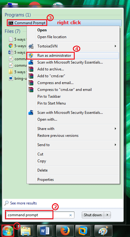 Activate Default Administrator Account Windows 7