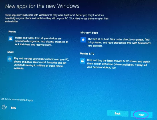 new apps for new windows