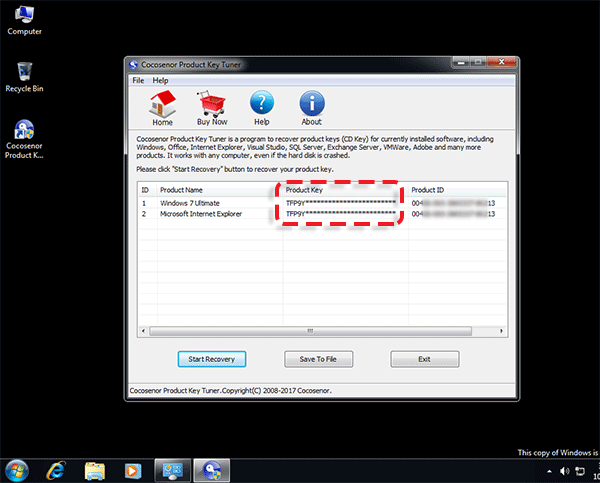recover windows product key