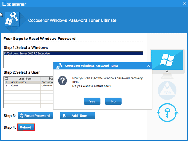 restart server device