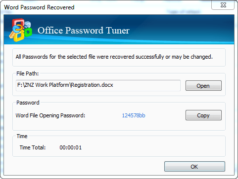 Cocosenor Office Password Tuner All-In-One Office Password Recovery Utility