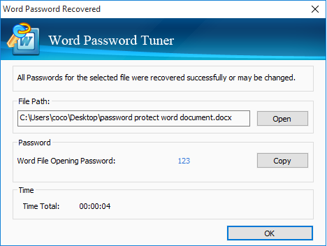 excel password tuner