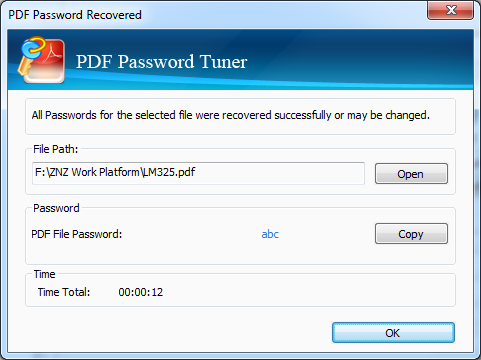 pdf password tuner