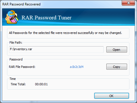 RAR password tuner
