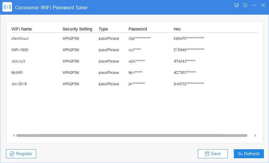 wifi password tuner