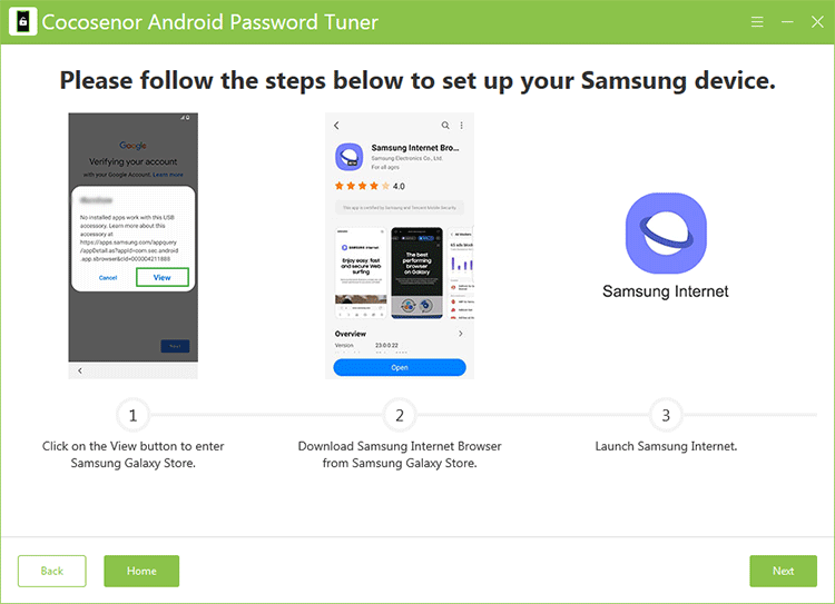 get Samsung Internet Browser on your tablet