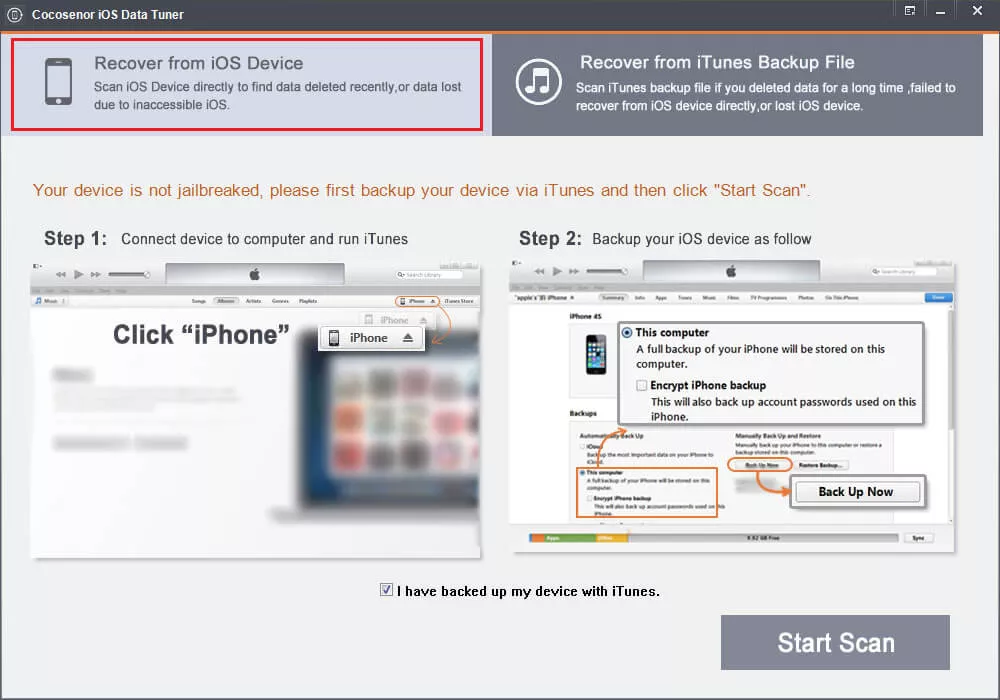 recover data from iOS device