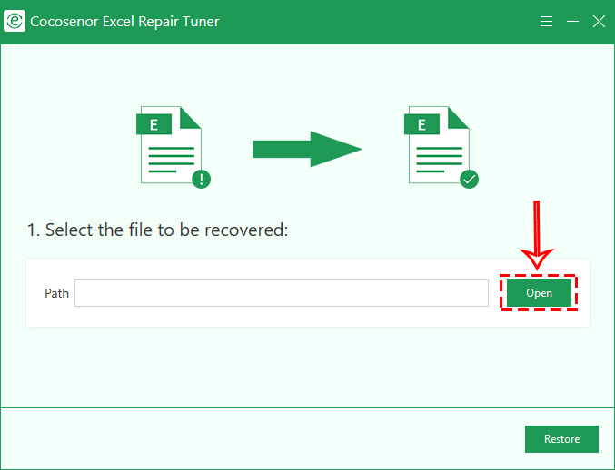 Cocosenor Excel Repair Tuner Windows 11 download