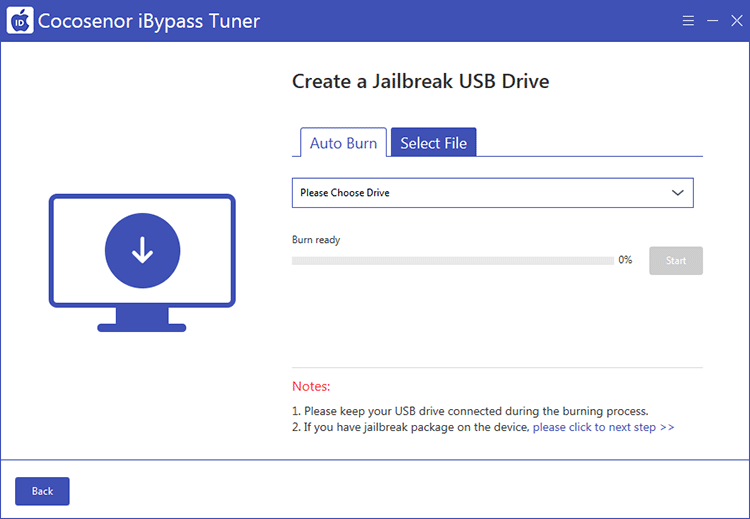 create a jailbreak USB drive