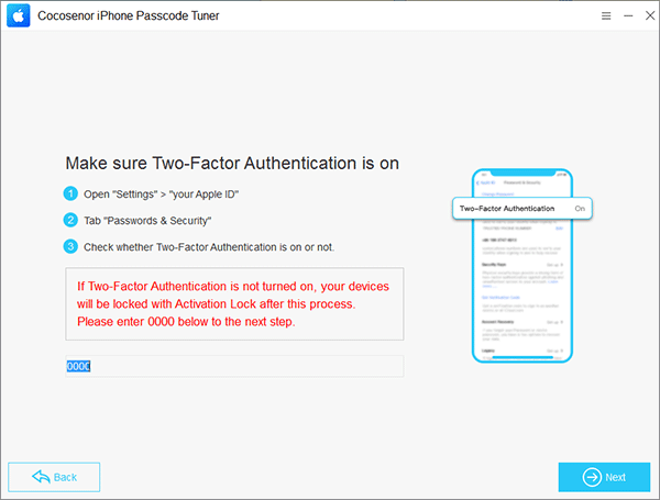 confirm Two-Factor Authenticatonis on