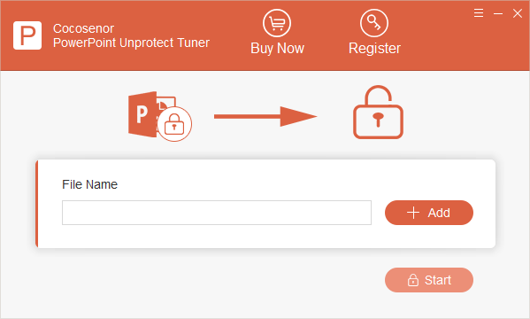 PowerPoint Unprotect Tuner interface