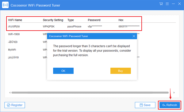 Windows 8 Cocosenor WiFi Password Tuner full