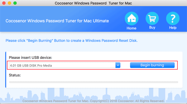 create windows password reset disk on mac