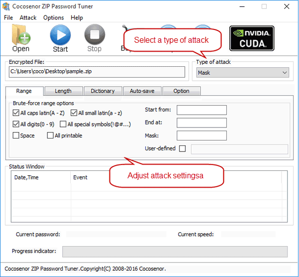 attack parameters