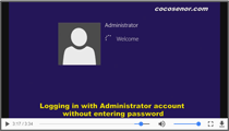 Enable Administrator account in Windows 8 without logging