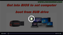 set computer boot from usb
